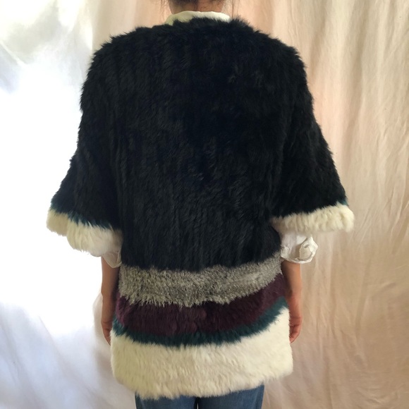 Knitted Rabbit Fur Cardigan - Picture 4 of 4